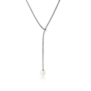 JOHN HARDY Sterling Silver Essential Pearl Lariat Necklace